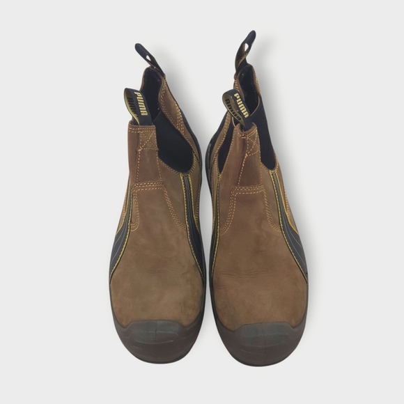 Puma Safety Tanami Double Gore Electrical Hazard Mens Size 9.5 Brown Work Boots - Picture 7 of 8